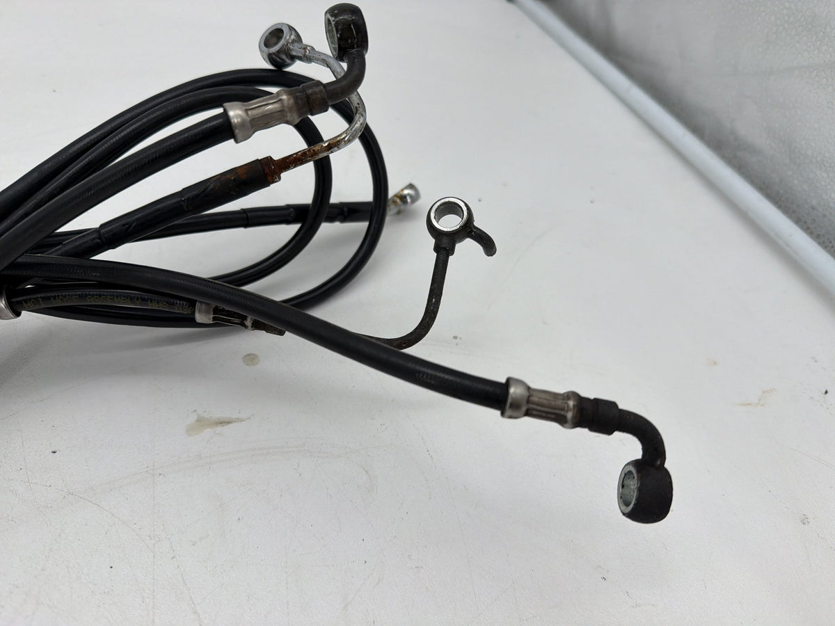 2013 Harley Street Glide Touring FLHX OEM Front Brake Hose Line Pipe ABS