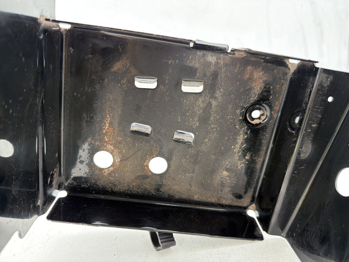 2007 Harley Electra Glide Touring CVO Eagle Battery Tray Bracket Holder Carrier