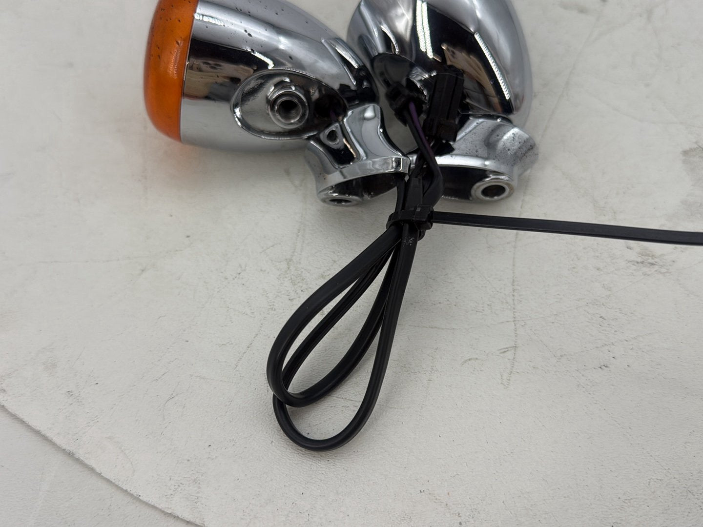 2012 Harley Dyna Fat Bob FXDF 103 OEM Rear Left & Right Turn Signals