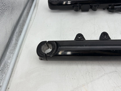 2010 Harley Dyna Fat Bob FXDF OEM Front Triple Tree Set & LH RH Fork Legs Sliders