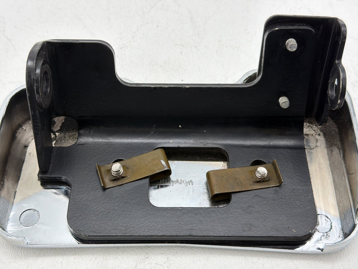 1994 Harley Softail Custom FXSTC Front Handlebar Top Clamp Aftermarket Chrome