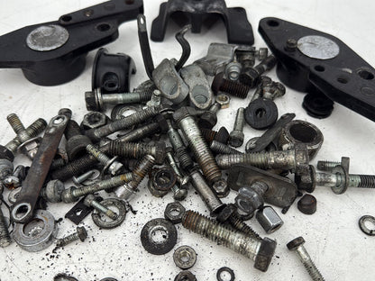1999 - 2006 Harley-Davidson Touring Road King Police Hardware Bolts Nuts & Brackets w/ Left Right Swingarm Rear Fork Brackets