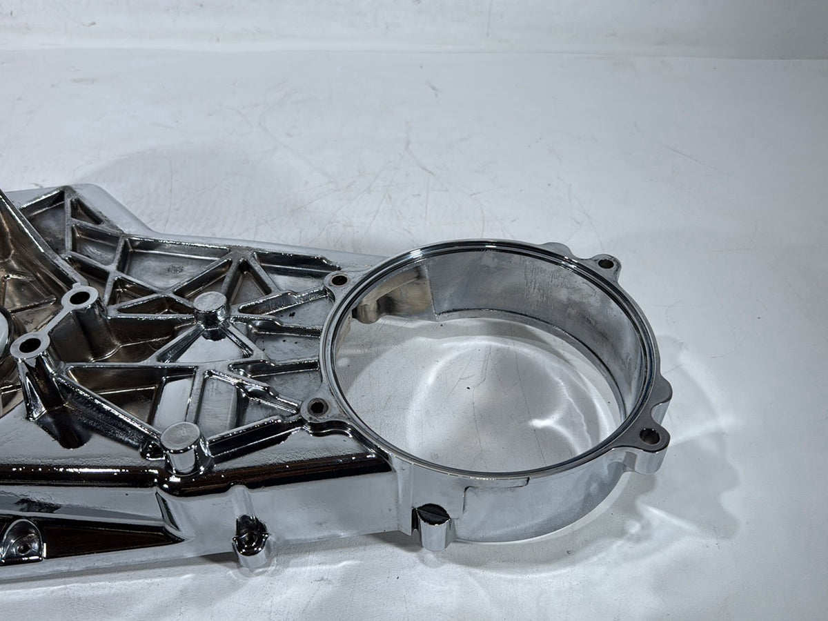 1998 Harley Softail Custom FXSTC OEM Inner Primary Clutch Cover CHROME Peeling