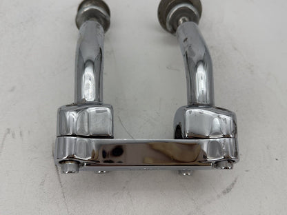 1998 Harley Road King Touring FLHRCI Classic OEM Front Handlebar Riser Top Clamp Chrome