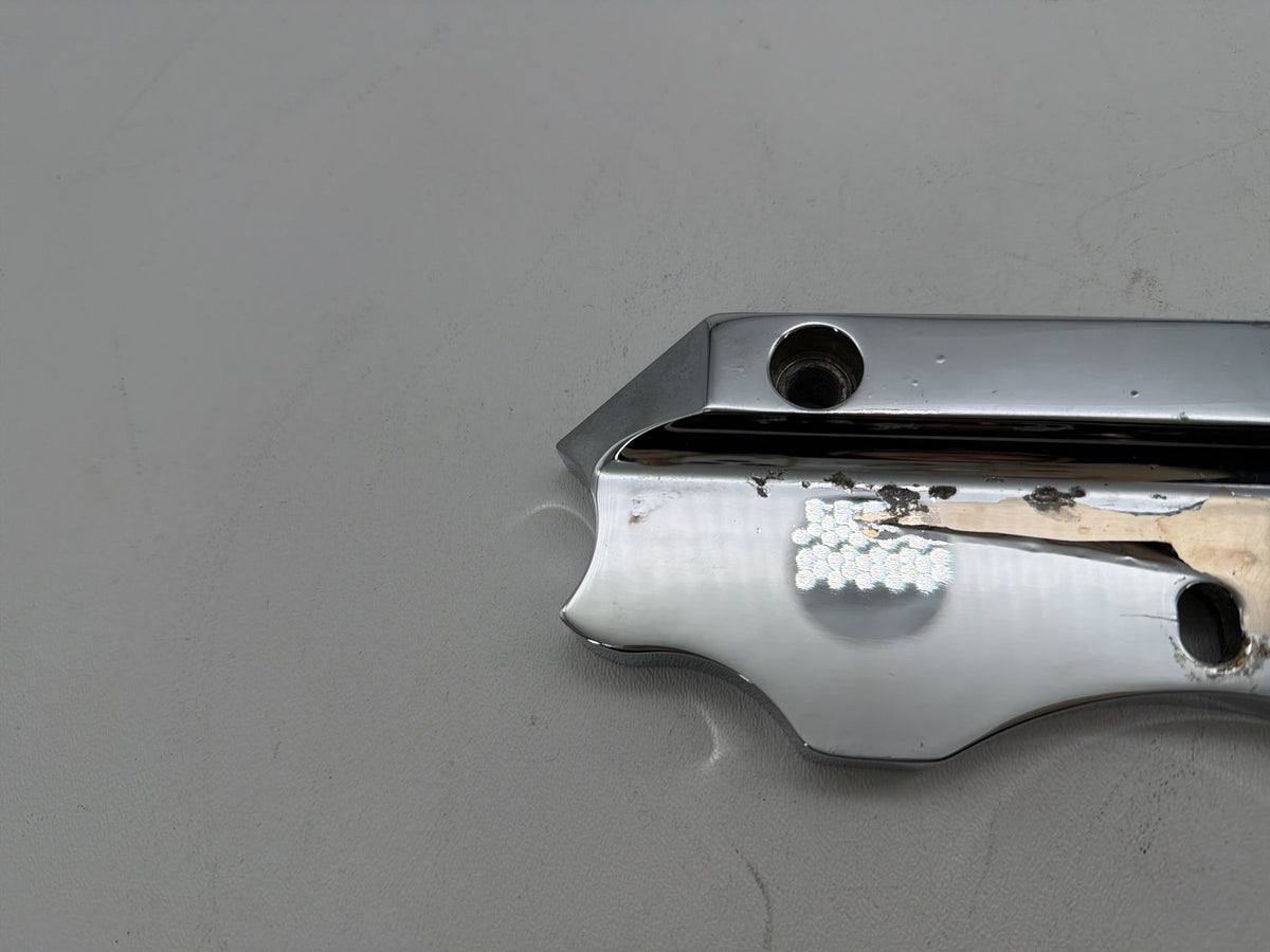 1994 Harley Softail Custom FXSTC OEM Front Handlebar Riser Top Clamp Chrome