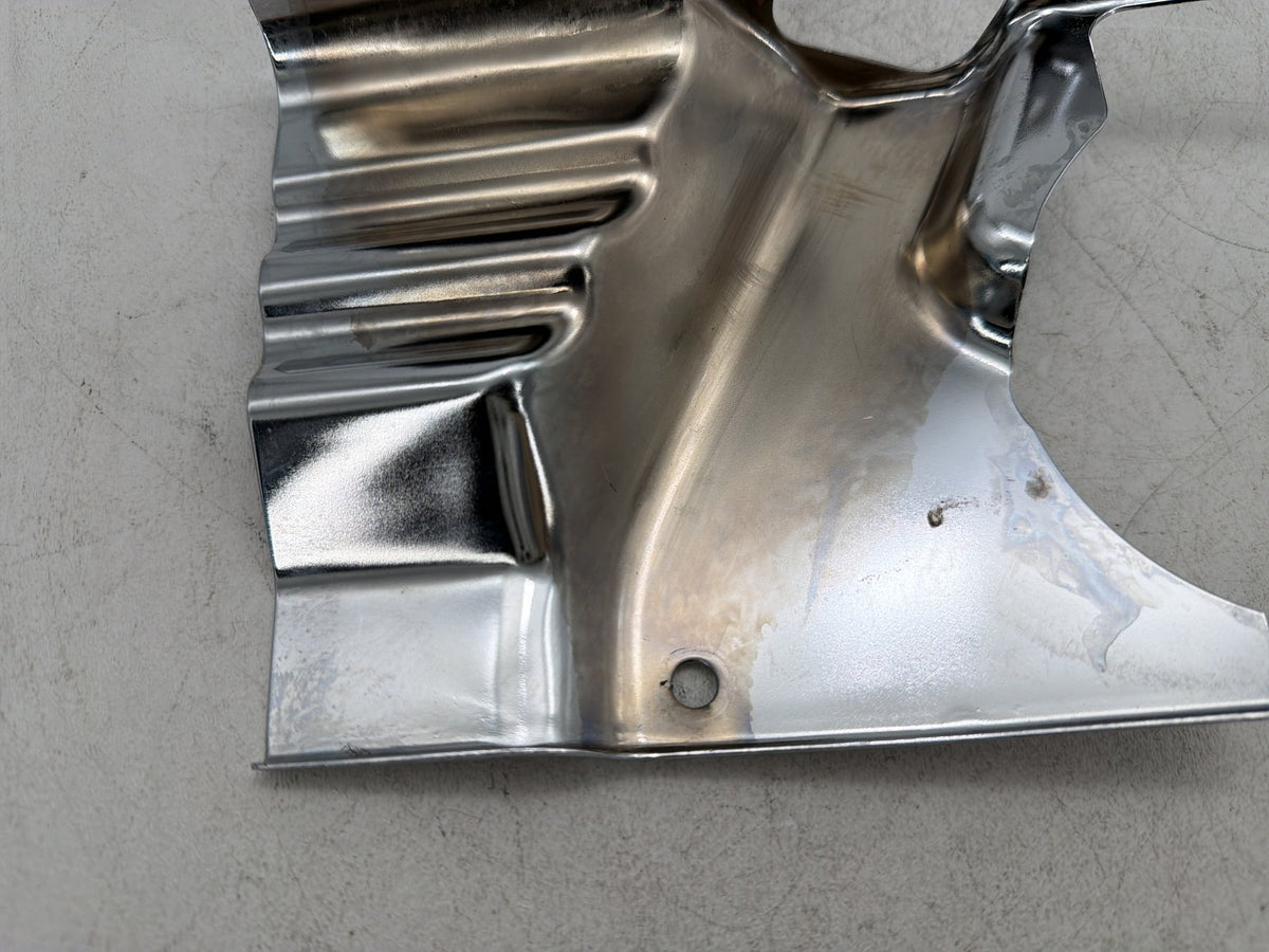 2001 Harley Softail Standard Ribbed Transmission Interface Cover Panel Kuryakyn