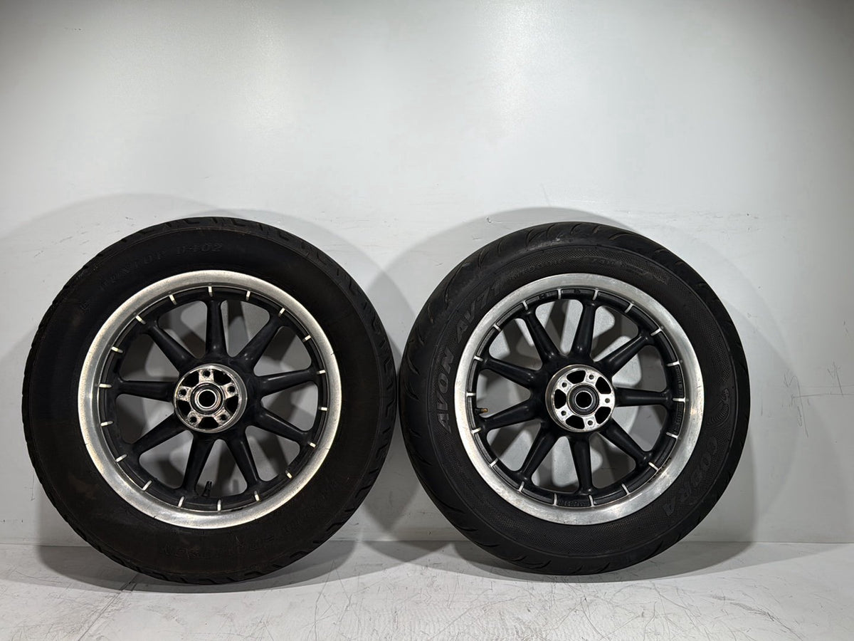 2007 Harley Touring FLHTP Electra Glide Police OEM Front Rear Wheel Rim Tire 16"