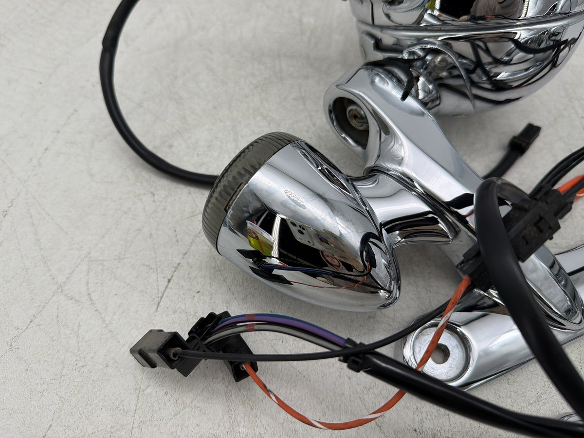 09 Harley Electra Glide Touring Screamin Front Left Right Turn Signal Indicators
