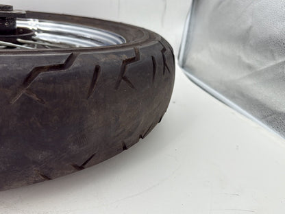 1993 Harley Sportster XLH883H Hugger 883 OEM Rear Wheel Rim Tire Spoked