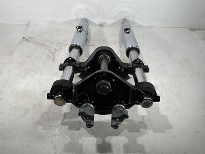2007 Harley Touring FLHTC Electra Glide Classic OEM Front Triple Tree Set & LH RH Fork Legs Sliders