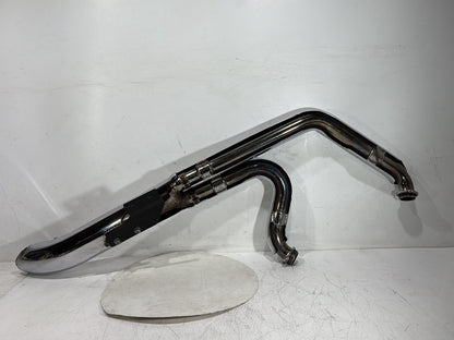 1991 Harley Heritage Softail Exhaust Header Pipe Muffler BENT 2-1