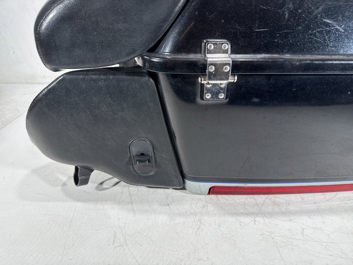 2012 Harley Electra Glide Touring Ultra OEM Pass Backrest Tour Pak Luggage NOKey