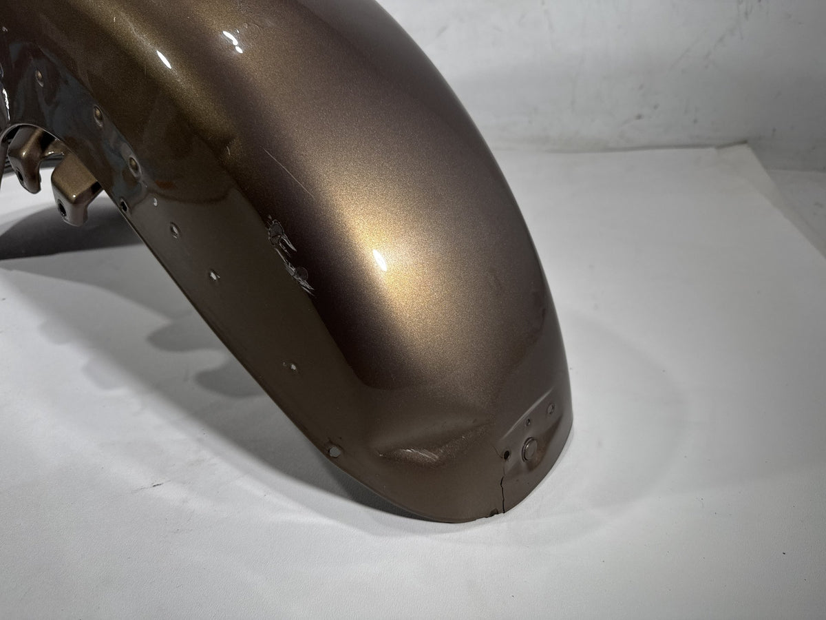 2004 Harley Road King Touring Classic Front Wheel Fender Shell Panel DENTED BENT