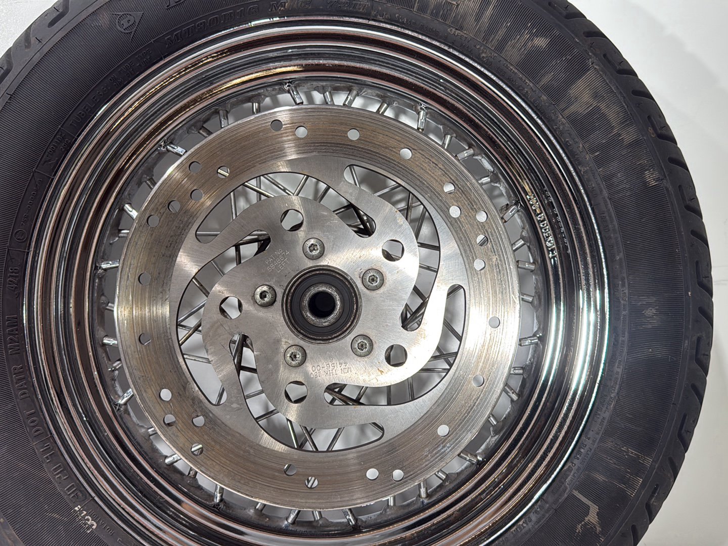 2006 Harley Softail FLSTCI Heritage Classic OEM Front Rear Wheel Rim Tire Spoked