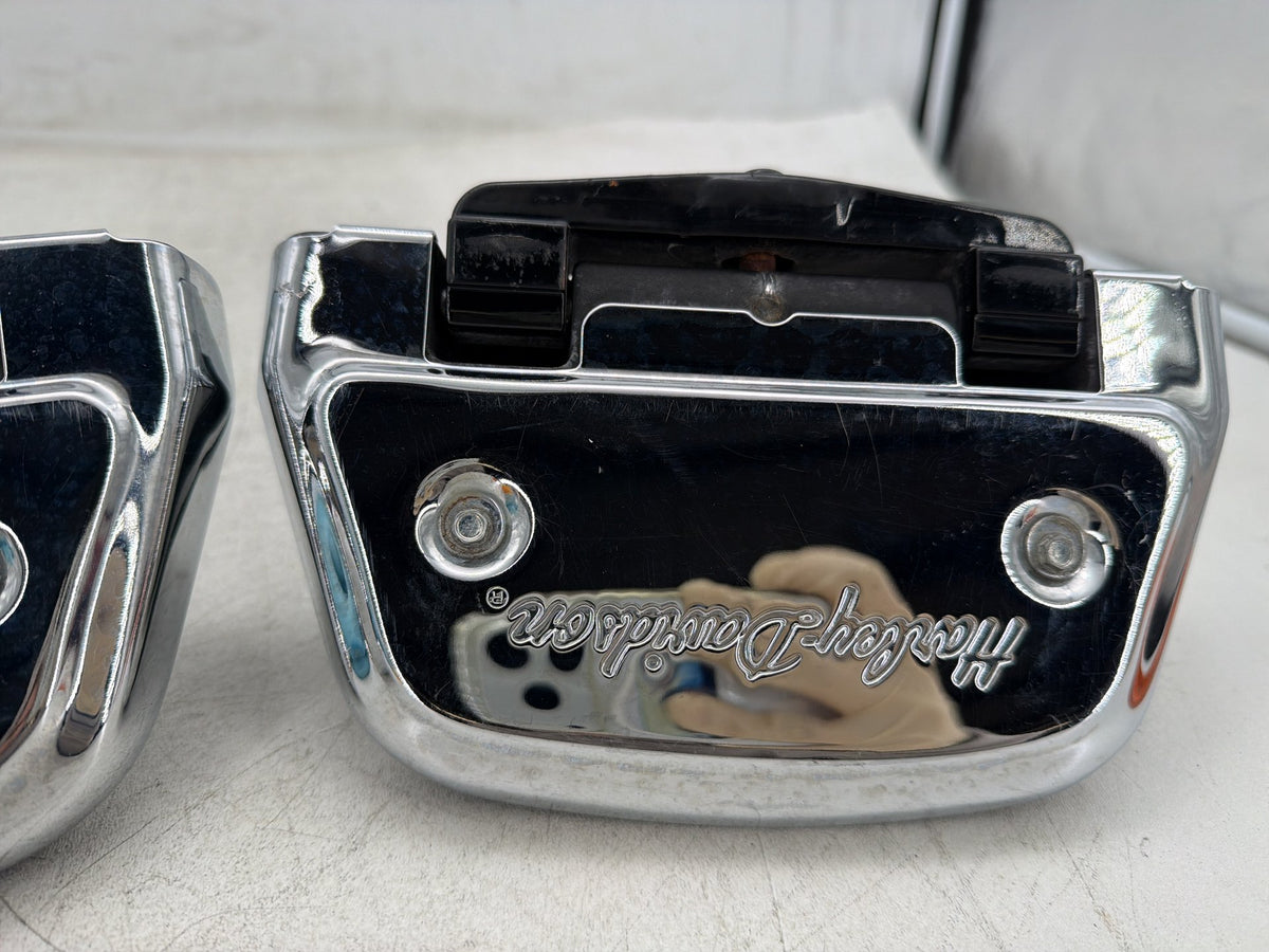 13 Harley Electra Glide Touring OEM Left & Right Passenger Floorboard Foot Rest