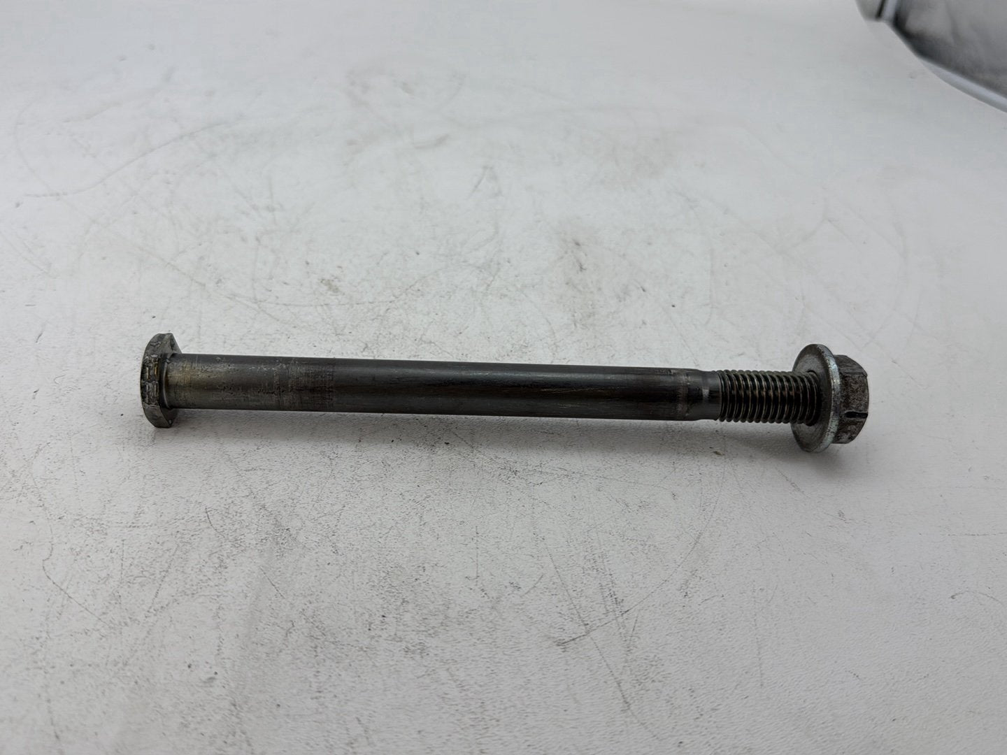 2006 Harley Dyna FXDWGI Wide Glide OEM Rear Fork Swingarm Pivot Bolt Shaft