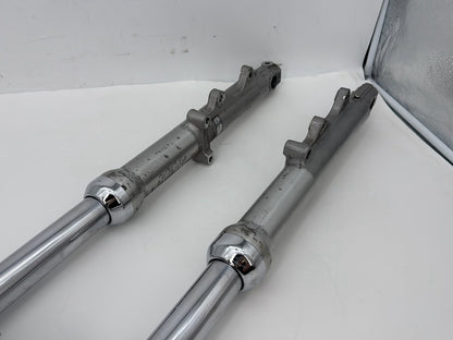 1999 - 2006 Harley-Davidson Dyna Low Rider Front Triple Tree Set & LH RH Fork Legs Sliders Left right front fork legs sliders