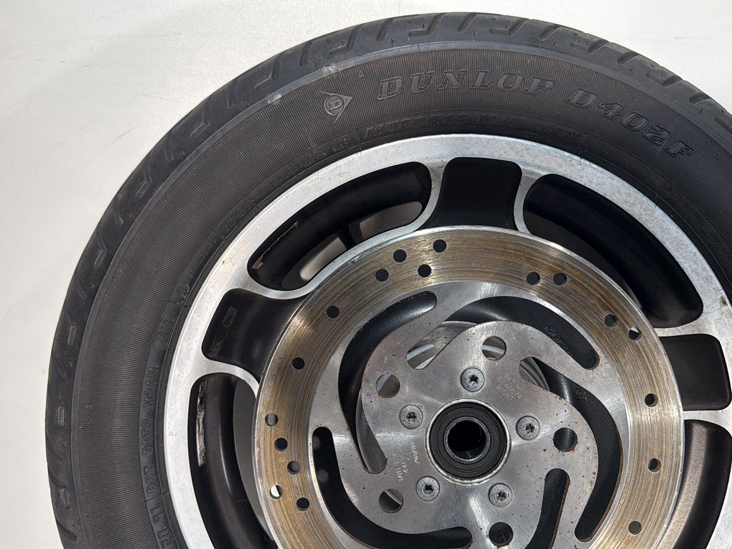 2007 - 2012 Harley-Davidson Touring Street Glide Front & Rear Wheel Rim Tire Airstrike