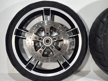 2007 - 2011 Harley-Davidson Touring Electra Glide Ultra Front & Rear Wheel Rim Tire 41085-08