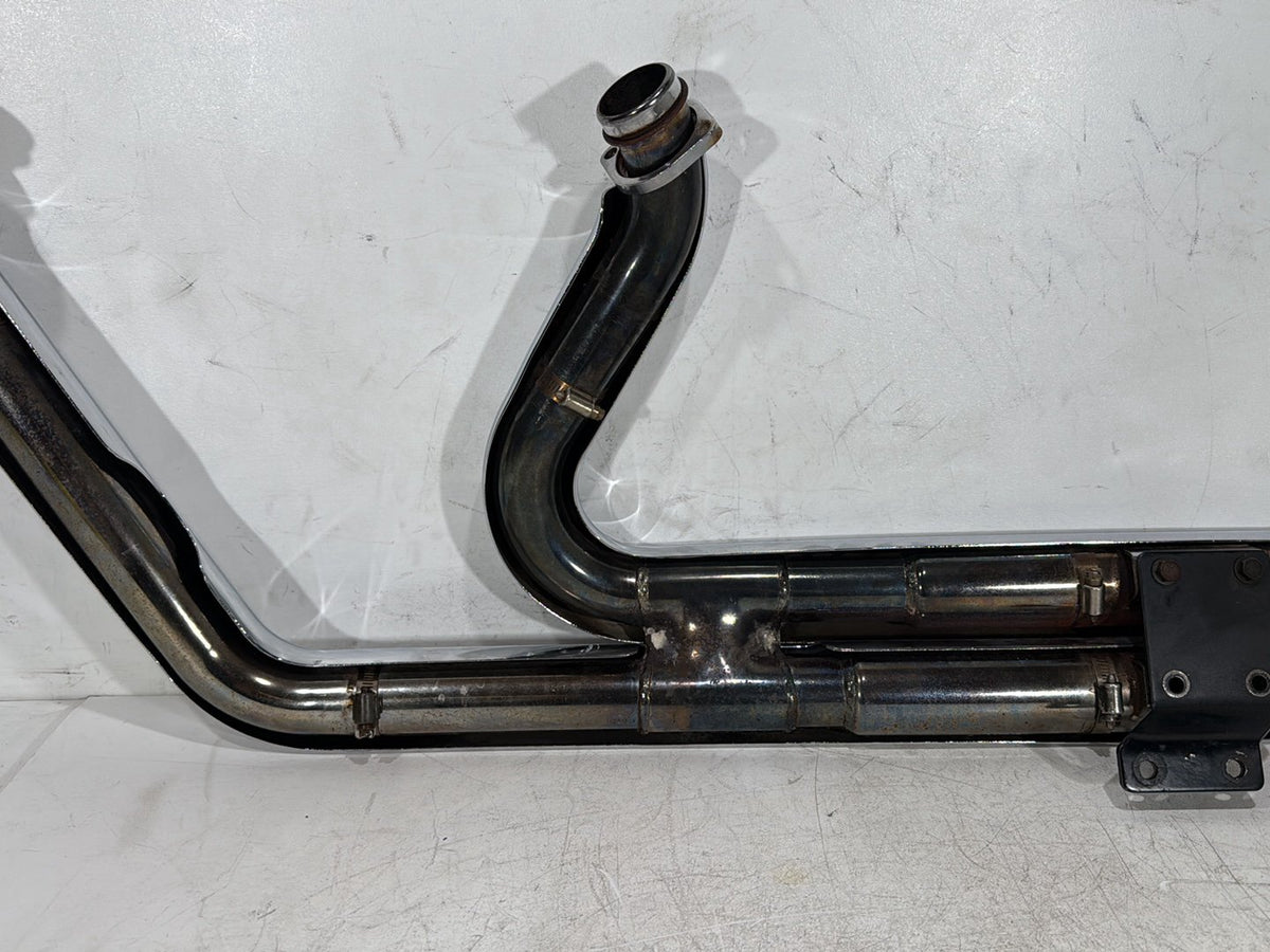 2003 Harley Softail Deuce FXSTD OEM Exhaust Header Pipes Vance & Hines SCRATCHED