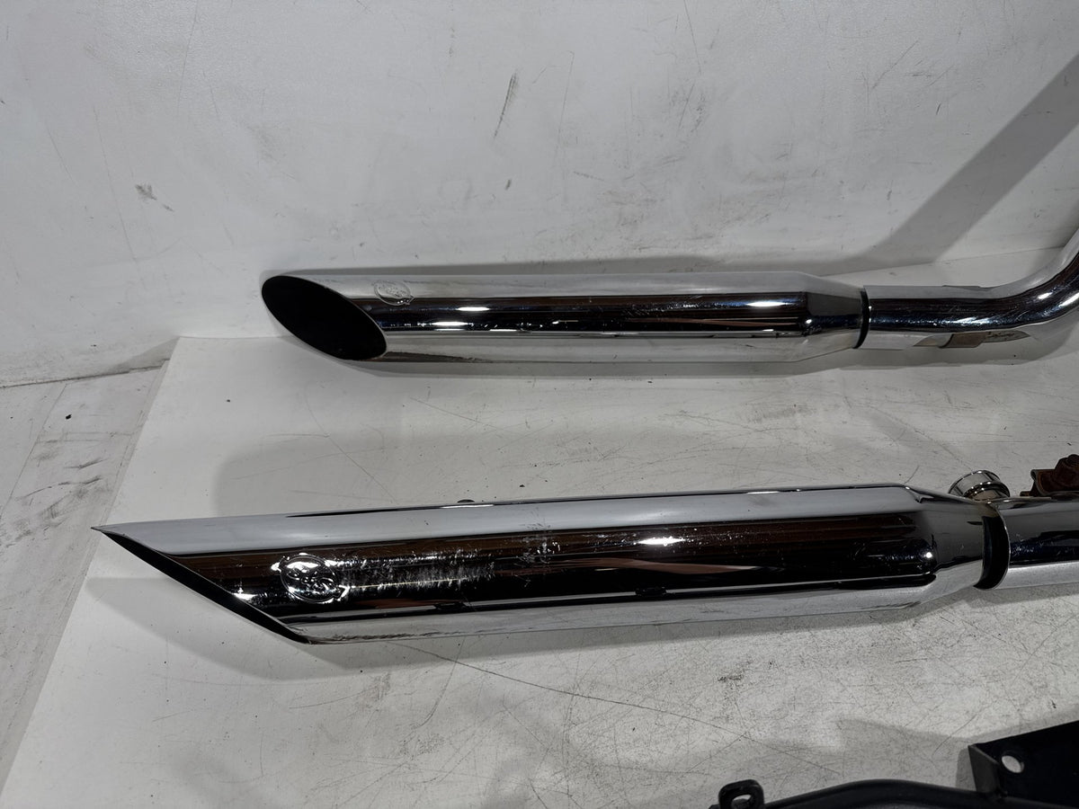 04 Harley Heritage Softail Classic FLSTCI Exhaust Header Pipes Muffler S & S