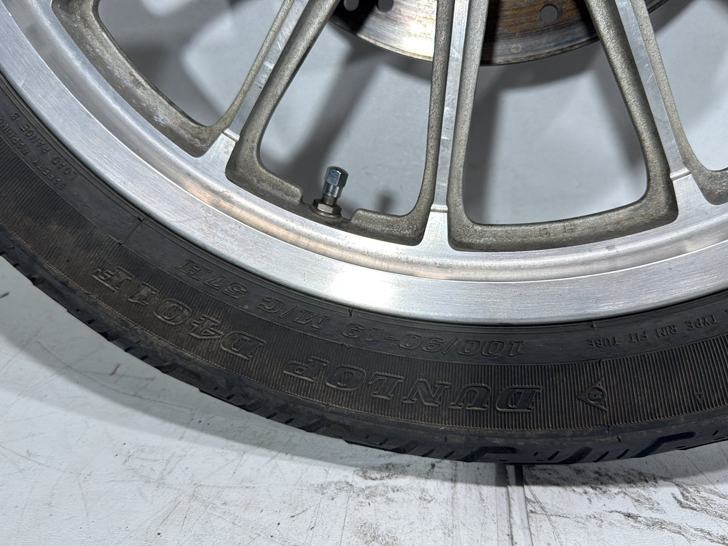 2004 Harley Dyna Super Glide FXDI OEM Front & Rear Wheel Rim Tire