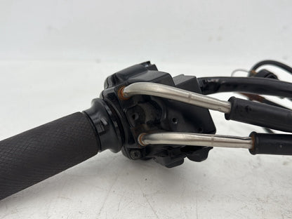 2007 - 2012 Harley-Davidson Touring Electra Glide Ultra Right Engine Start Kill Switches Controls w/ Hand Grip, Idle Throttle Cable Lines