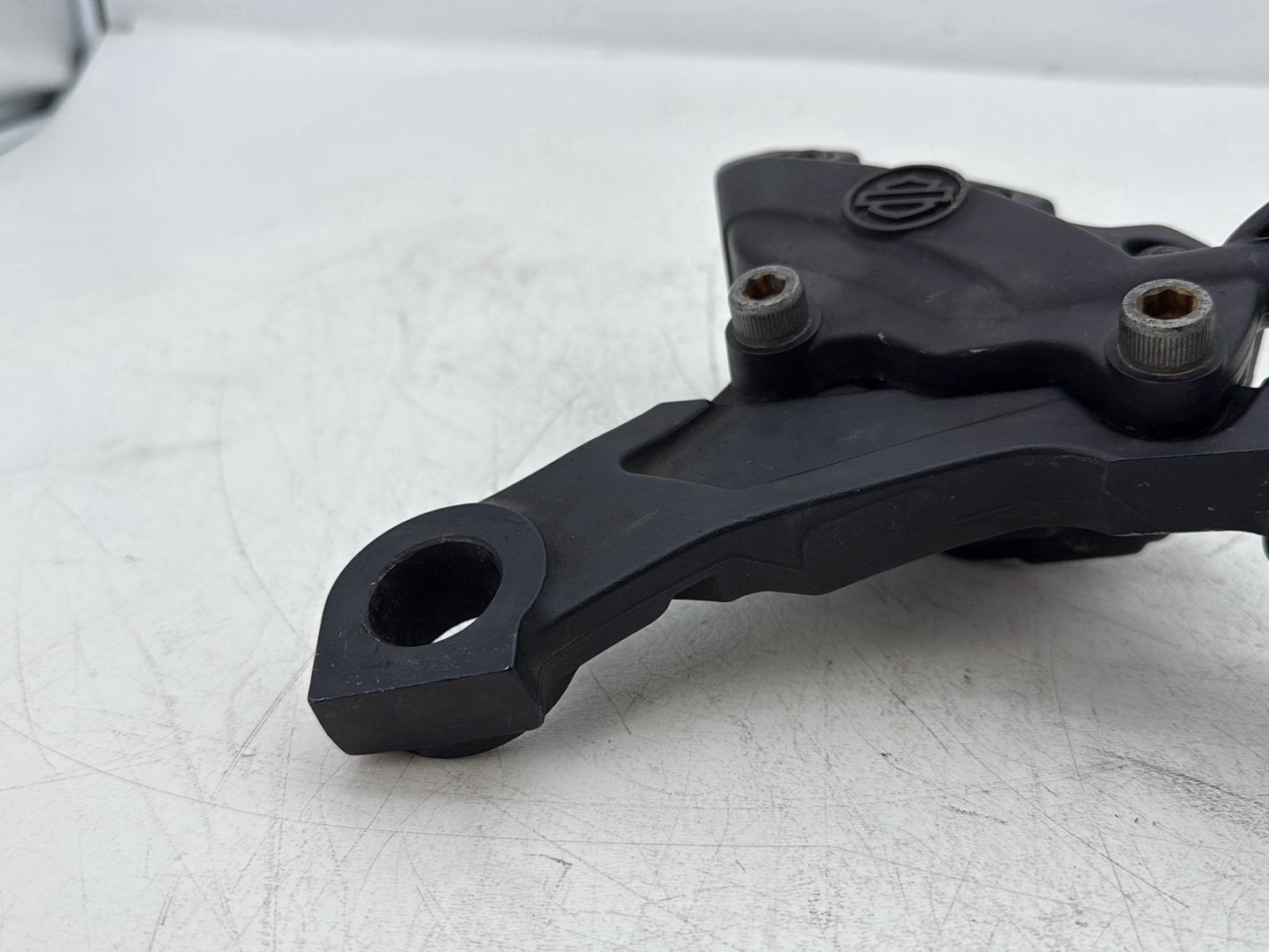 2014 Harley Street Glide Touring FLHXS OEM Rear Back Brake Caliper w/ Bracket