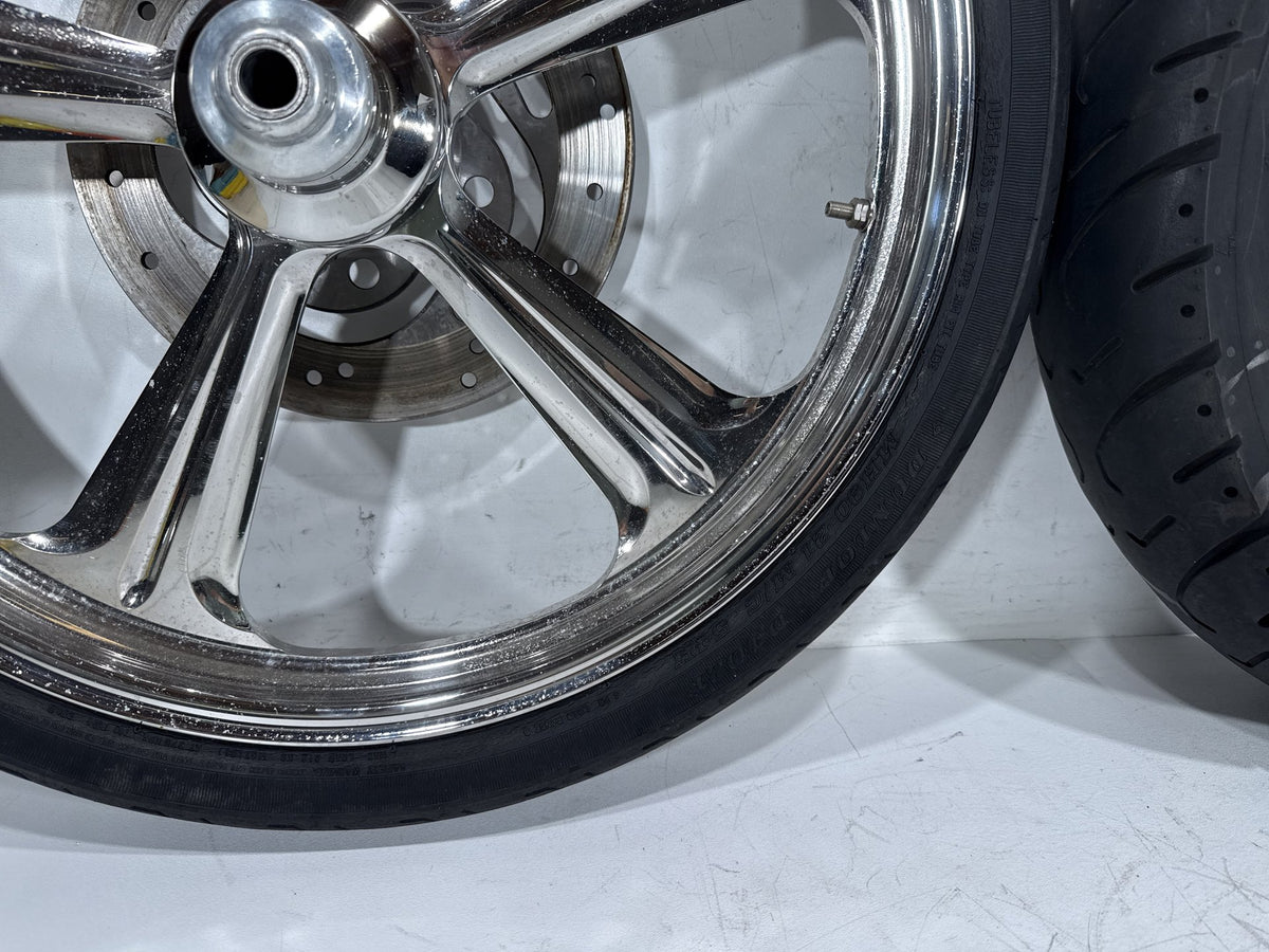 2001 Harley Softail Standard Front Rear Wheel Rim Tire MH90/21 130/90-16 16" 21"