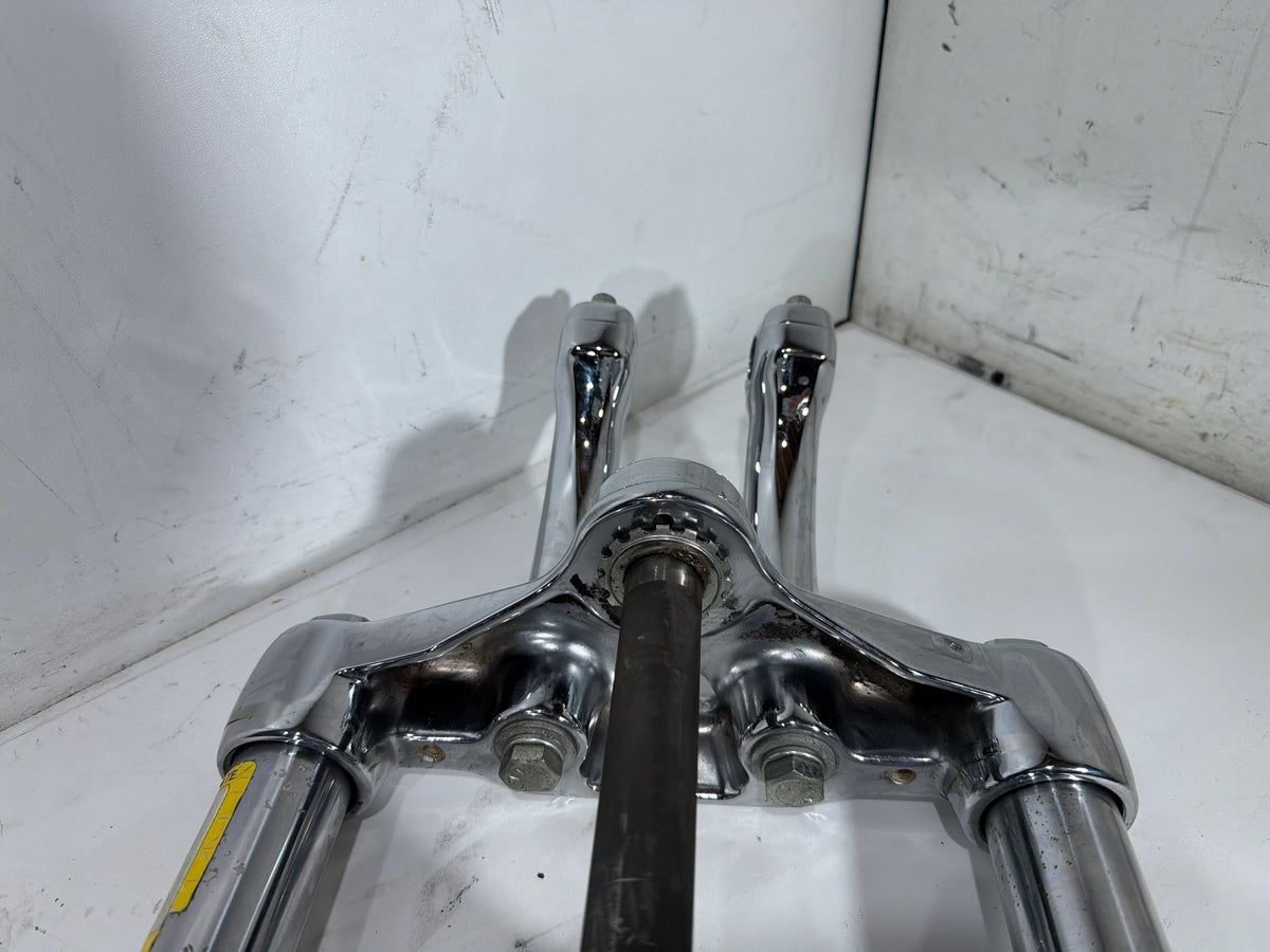 2006 Harley Softail Deuce FXSTDI Front Triple Tree Set & LH RH Fork Legs Sliders