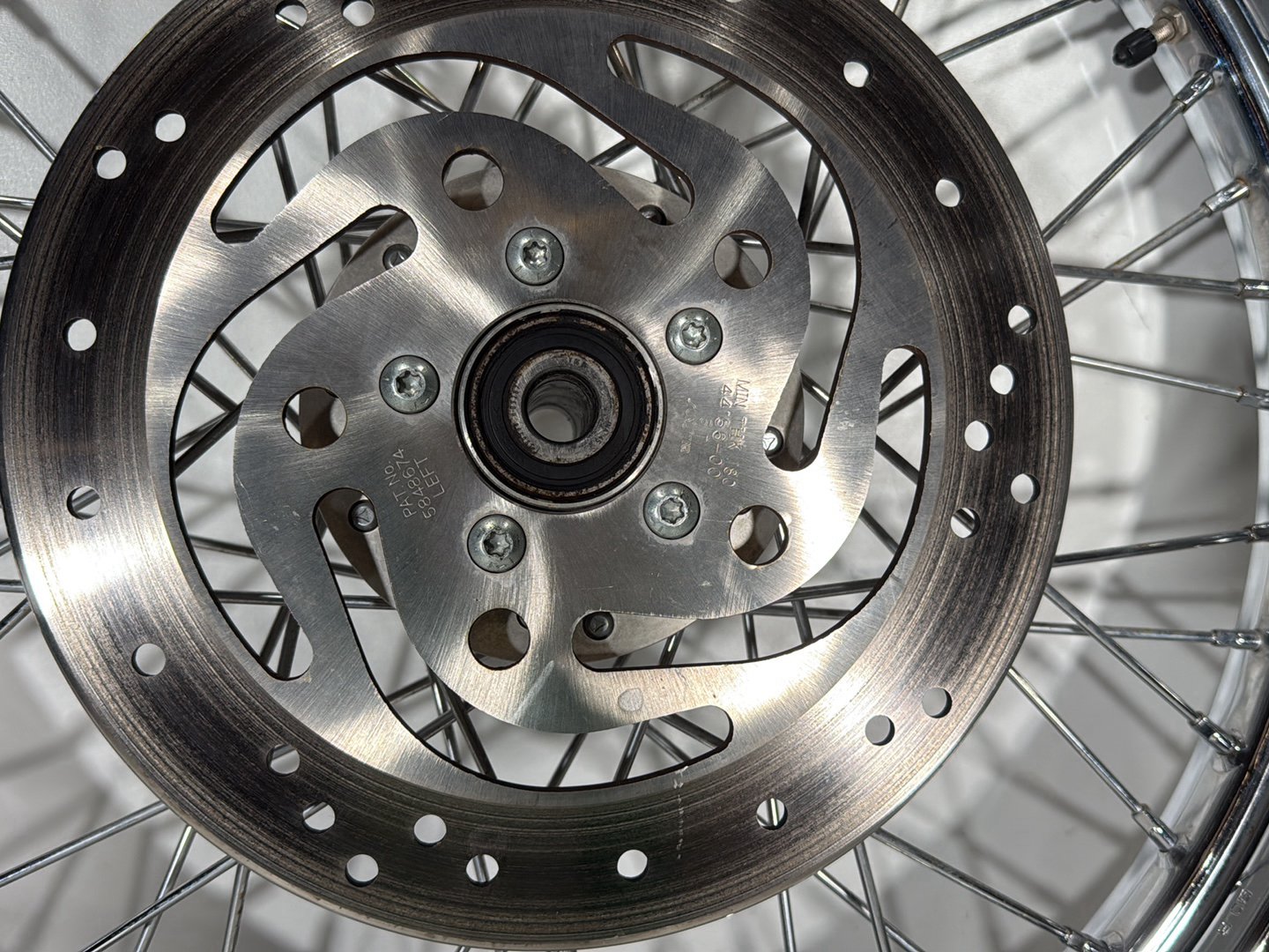 2004 - 2013 Harley-Davidson Sportster 1200 Custom Front Wheel Rim Tire Spoked 44610-05