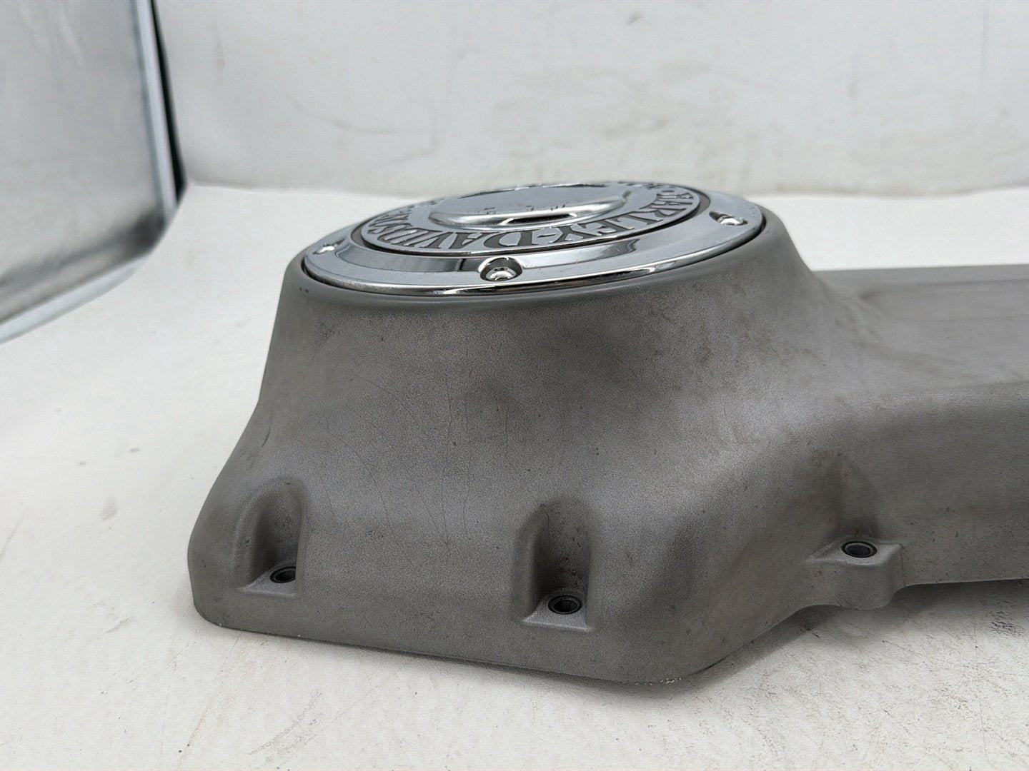 2009 Harley Dyna Street Bob FXDB OEM Outer Primary Clutch Cover Willie G Skull