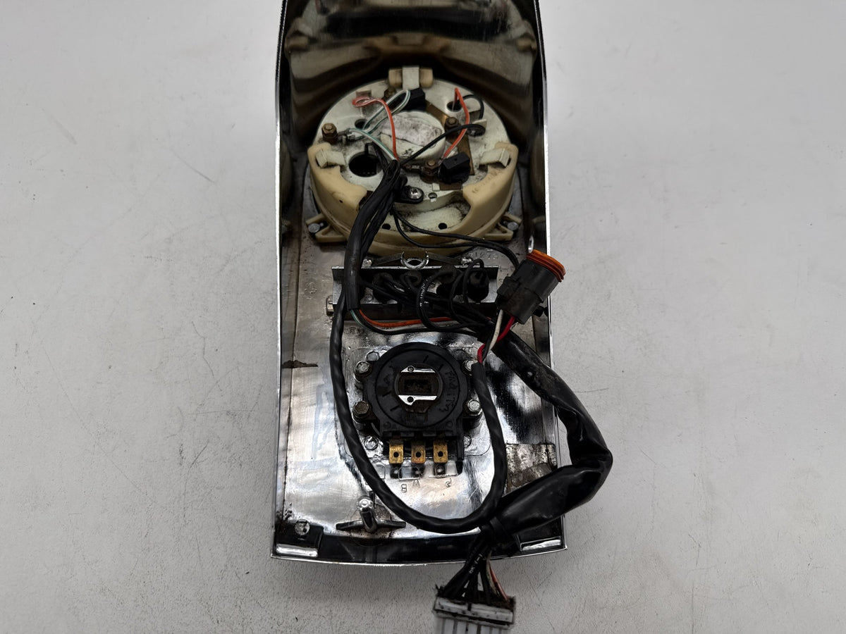 97 Harley Heritage Softail Classic Fuel Tank Dash Console Speedometer NOKey 23K