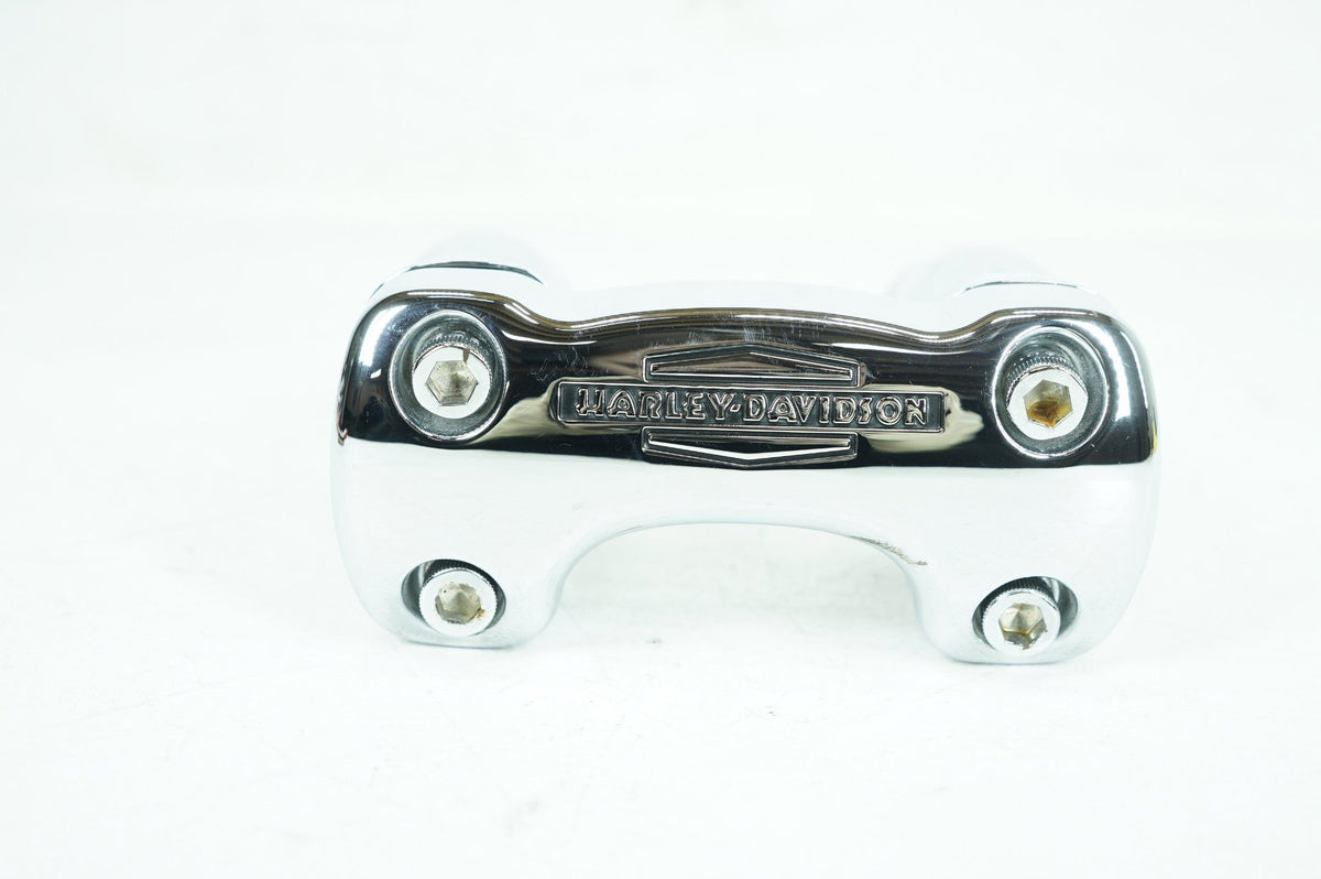 2008 Harley Softail FLSTN Deluxe OEM Front Handlebar Riser Top Clamp