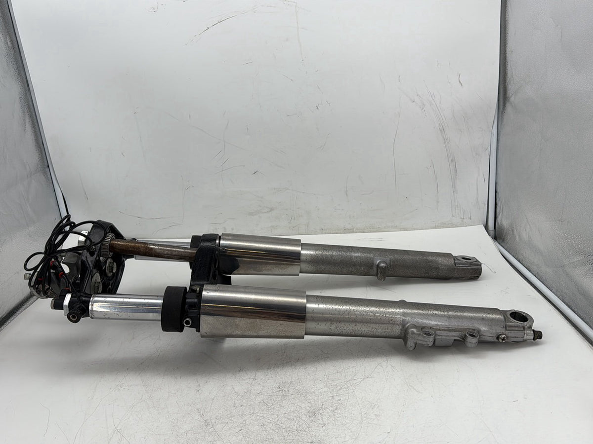 2000 Harley Electra Glide Touring Ultra OEM Front Triple Tree Set & LH RH Fork Legs Sliders