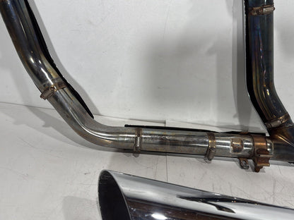 2004 Harley Touring FLHT Electra Glide OEM Exhaust Header Pipes Muffler Vance & Hines