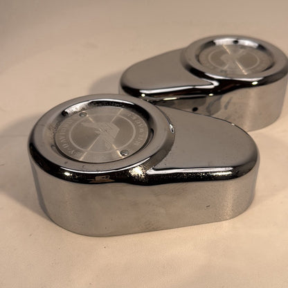 1984 - 1998 Harley-Davidson Touring Road King Police Front Wheel Axle Nut Covers Caps 43070-89
