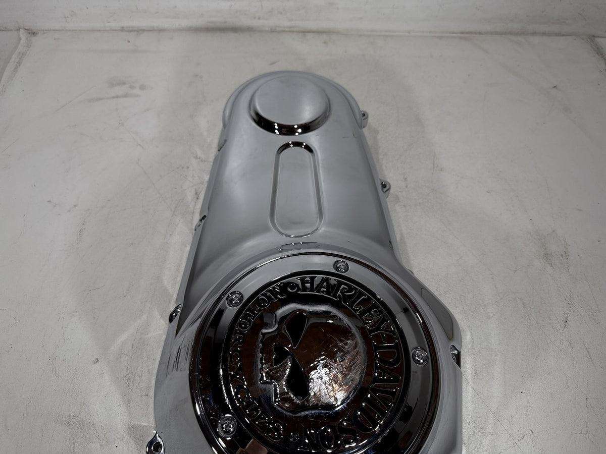 2011 Harley Softail Deluxe FLSTN OEM Outer Primary Clutch Cover SCRATCHED
