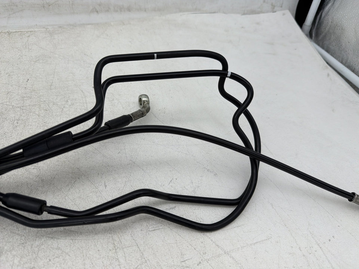 2014 Harley Dyna Switchback FLD OEM Front Brake Hose Line Pipe ABS