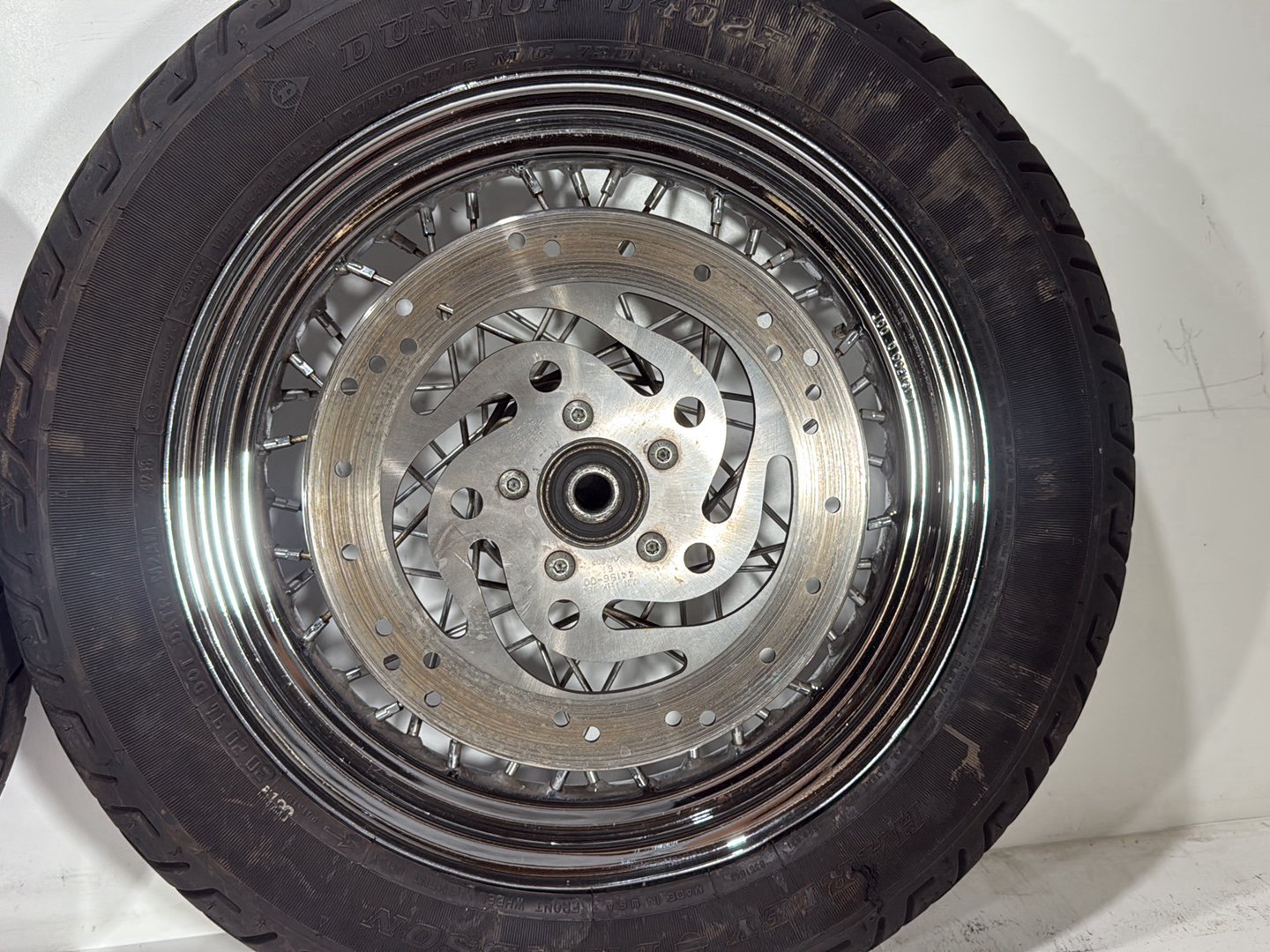 2006 Harley Softail FLSTCI Heritage Classic OEM Front Rear Wheel Rim Tire Spoked