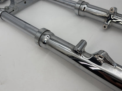 1999 - 2006 Harley-Davidson Dyna Wide Glide Front Triple Tree Set & LH RH Fork Legs Sliders 45679-92 , 45874-91