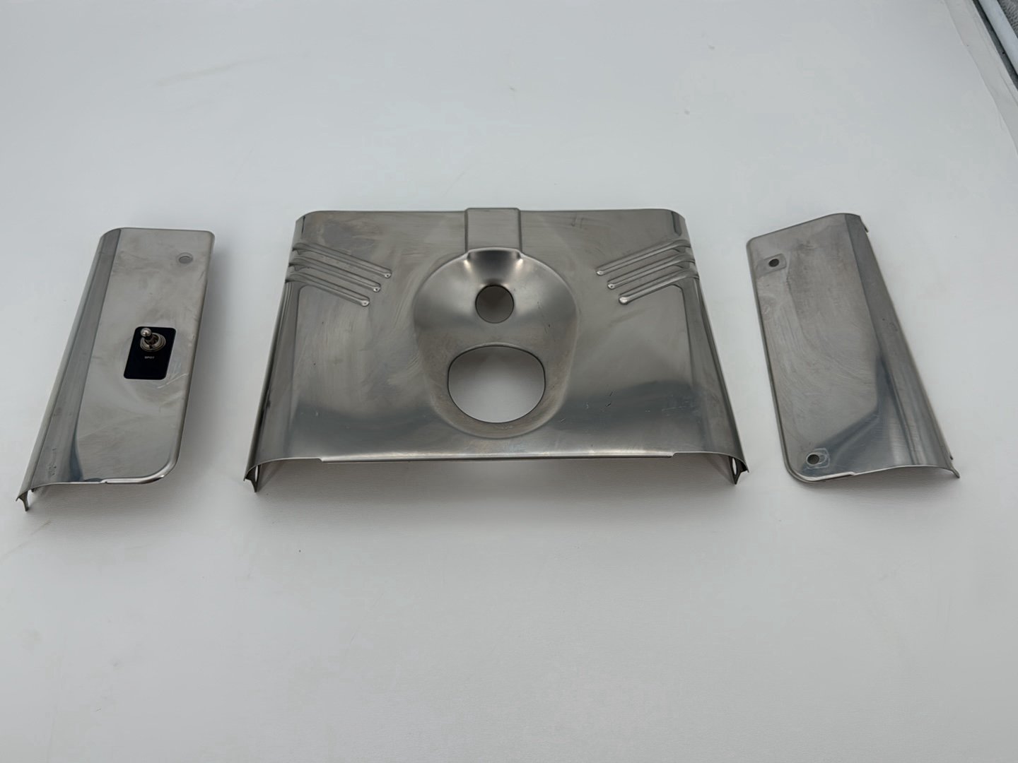 2007 Harley Softail Heritage Classic FLSTC OEM Front Left Right Fork Tube Slider Guard Covers