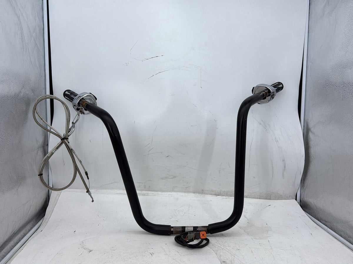 06 Harley Dyna Super Glide OEM Handlebars Left Right Switches Controls ^ BENT ^