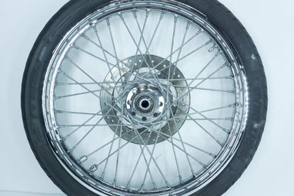 01 Harley Softail FXSTB Night Train OEM Front Wheel Rim Tire Spoked MH90-21 21"
