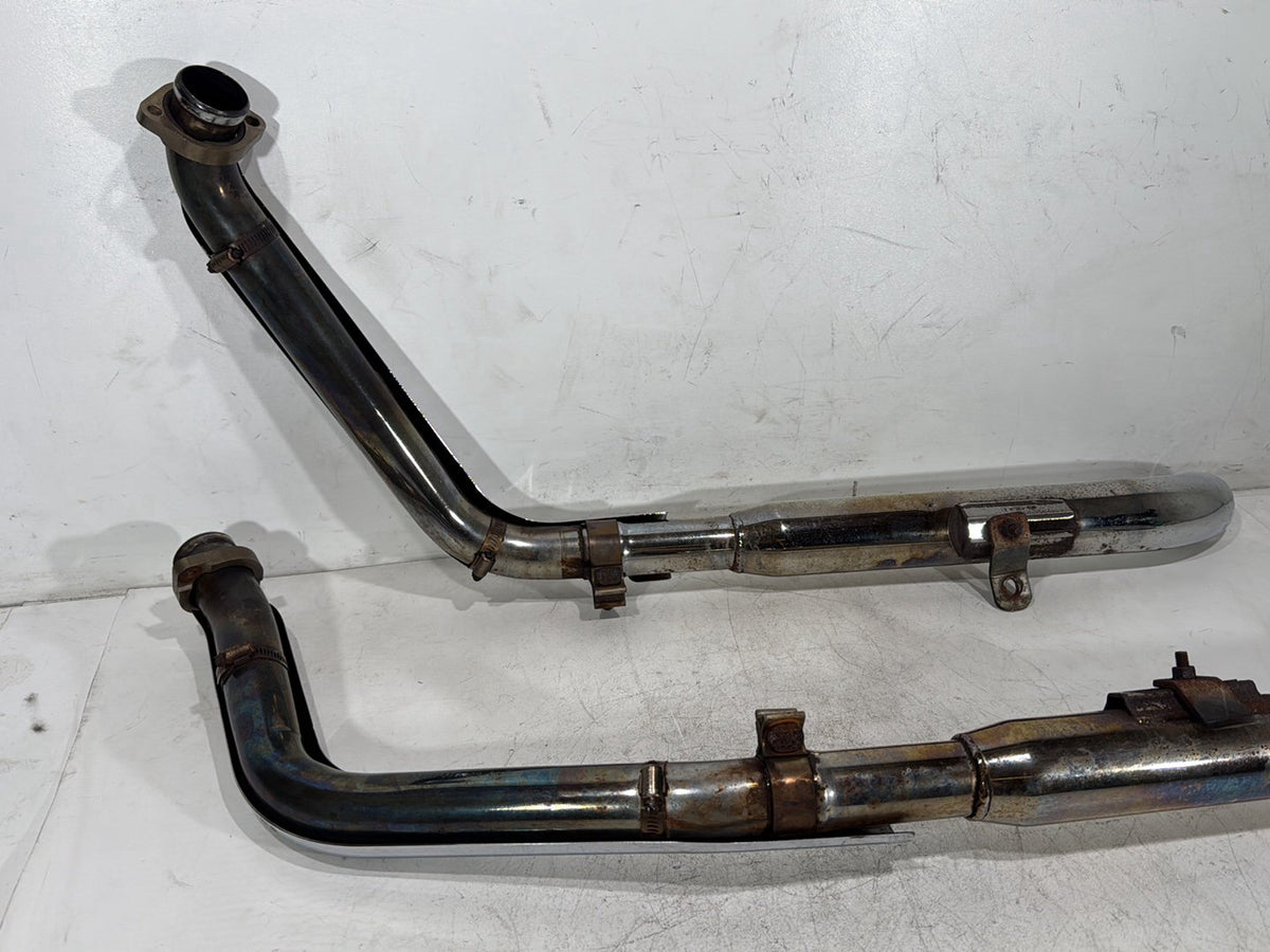 2004 Harley Heritage Softail Classic FLSTCI OEM Exhaust Header Pipes Muffler