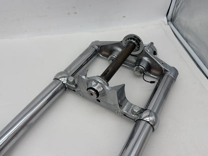 1999 - 2006 Harley-Davidson Dyna Wide Glide Front Triple Tree Set & LH RH Fork Legs Sliders 45679-92 , 45874-91