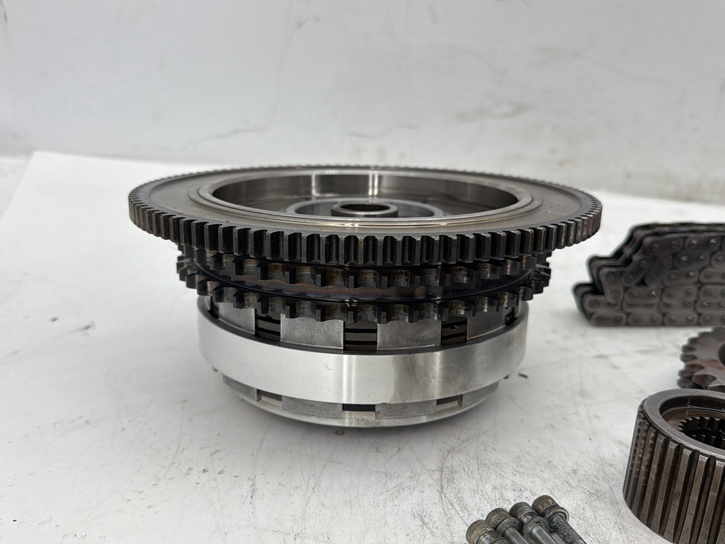 2012 Harley Dyna FXDF Fat Bob OEM Clutch Basket Chain Tensioner Kit