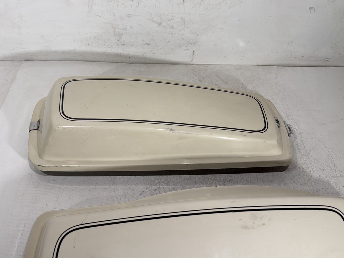 1992 Harley Electra Glide Touring Classic Left & Right Saddlebag Lid Cover Caps