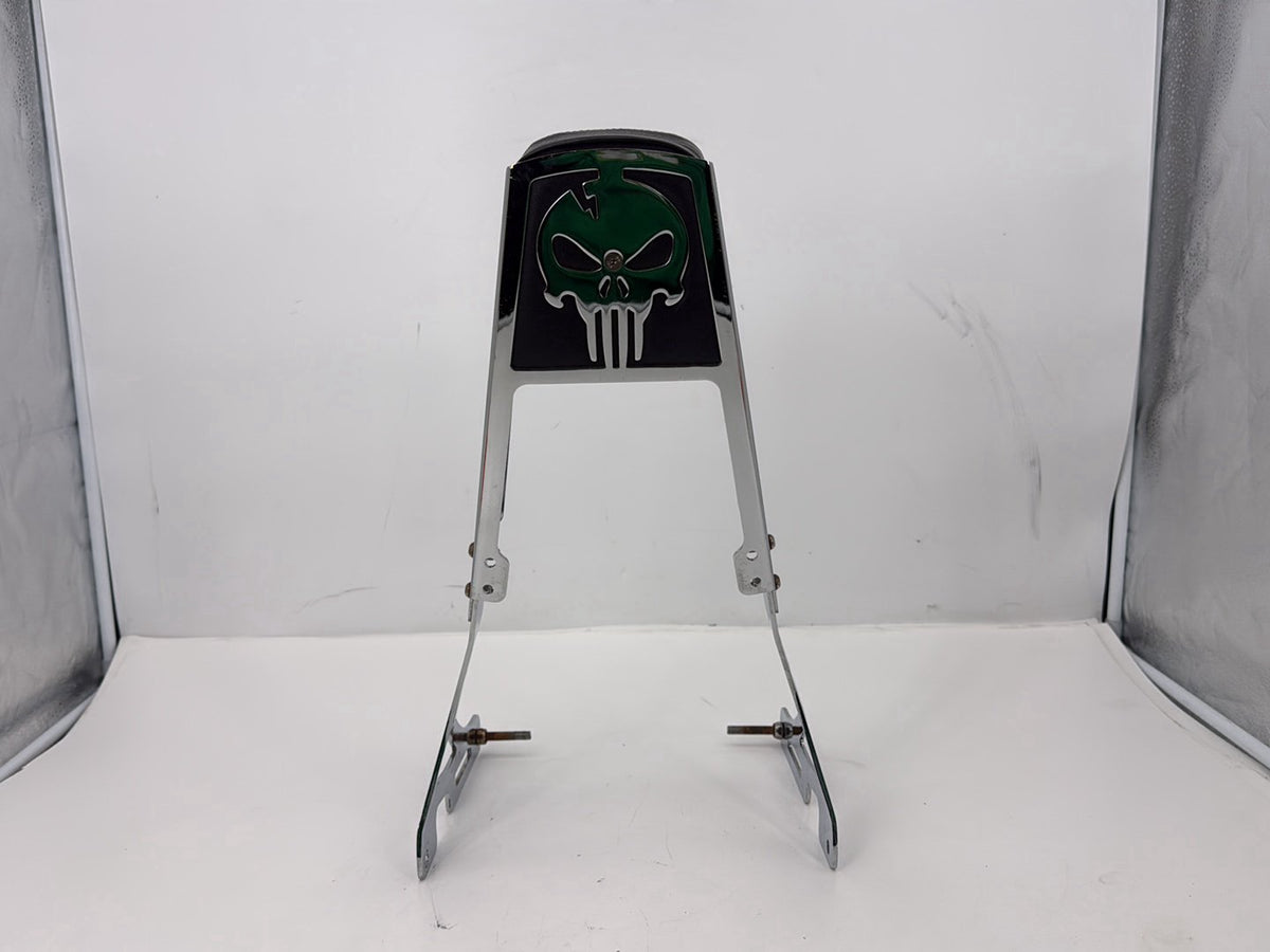 2003 Harley Sportster XL1200C 1200 OEM Rear Sissy Bar w/ Backrest Cushion Pad