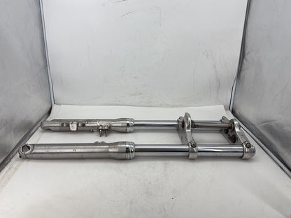 2006 Harley Dyna FXDWGI Wide Glide OEM Front Triple Tree Set & LH RH Fork Legs Sliders